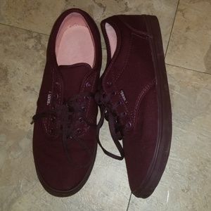 Burgundy/Wine Vans